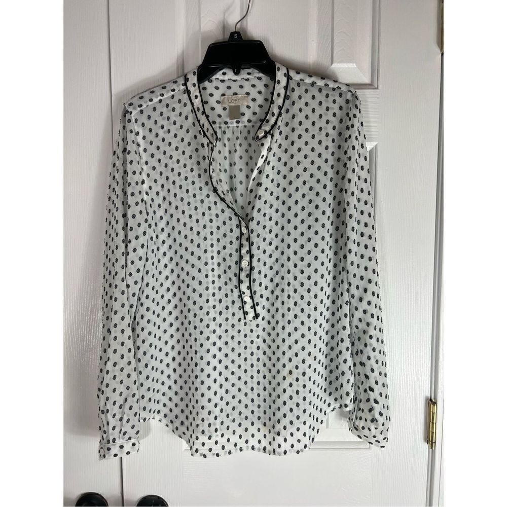 Ann Taylor Loft Blouse Size M